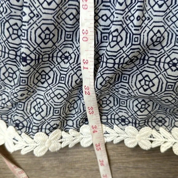 HEMANT AND NANDITA Long Sleeve Short Dress in Indigo Small - Picture 13 of 13